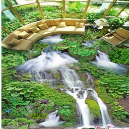 Wallpapers Wellyu Custom Large-scale Murals Pvc Waterproof HD Natural Beauty Landscape 3d Floor Thick Wear-resistant Stickers