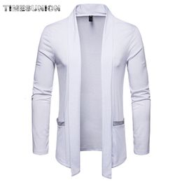 Men's Sweaters Mens Lightweight Cardigan Sweater Shawl Collar Open Front Long Sleeve Knit Slim Fit Cashmere Sweaters with Pockets Jersey Hombre 230923