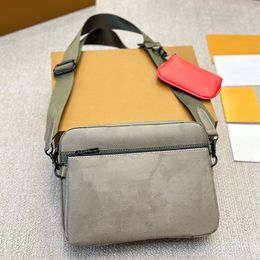 Man Messenger Bags Three In One Cross Body Women Shoulder Bags Leather Handbags Designer Bag Purse