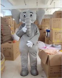 High quality Elephant Mascot Costume Halloween Christmas Cartoon Character Outfits Suit Advertising Leaflets Clothings Carnival Unisex Adults Outfit