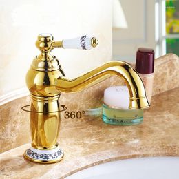 Bathroom Sink Faucets Retro Magic Lamp Style Basin Faucet And Cold Antique Brass Wash Mixer Water Tap Vintage 4 Colors