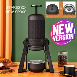 Water Bottles STARESSO Mirage SP300 PLUS Portable Espresso Maker Manual Coffee 180ml Pot Quick Brew Double S s Creamy 230923