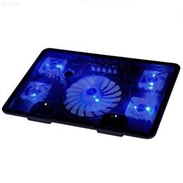 Laptop Cooling Pads 2020 NEW Laptop Cooler 3 Types Laptop Cooling Cooler Pad Stand Fan USB Computer Mat Notebook Fan Cooler For 11"-17" Notebook L230923