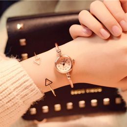 women elegant diamond bracelet watches stylish quartz dress watch women 2018 fashion old silver ladies clock gift261f