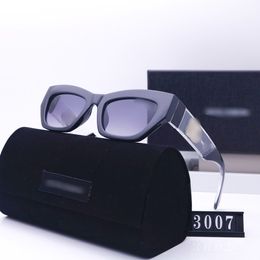Top Cat Eye Sunglasses Polaroid Lens Designer Womens Mens Adumbral Goggle Senior Eyewear for Eyeglasses Frame Vintage Metal Sun Glasses with Box Qi Ling 3007