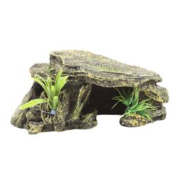 Aquariums Aquarium Resin Amphibians Tortoise Basking Island Turtle Climb Platform Tank Water Stone Rock Reptile Cave Ladder Decoration 230923