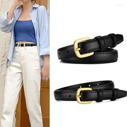 Belts Skinny Belt Jean Waistband Y2K-Style Vintage Buckle For Hip-Hop Bands Player Country Girls