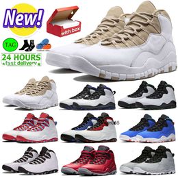 men basketball shoes 10s jumpman 10 mens sneakers Bulls Over Broadway Steel Seattle Huarache Light Huarache Light AirJordanAj10Basketball Shoes