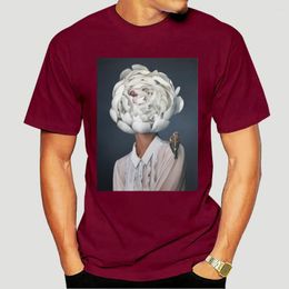 Men's T Shirts Flower Face Tattoo Art T-shirt Printing Women's Fashion Summer Wear Street Trend Harajuku 2226K