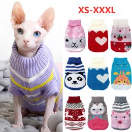 Dog Apparel Christmas Cat Sweater Pullover Winter Clothes for Small Dogs Chihuahua Yorkies Puppy Jacket Pet Clothing ubranka dla psa 230923