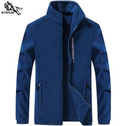 Men's Jackets Men''s Jacket Spring Autumn mens windbreaker Elasticity printing Top coat Polar fleece men's casual coats9116 230923