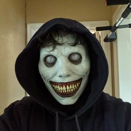 Party Masks Smile white face eyes demon mask skull Halloween horror cosplay exorcist 230923