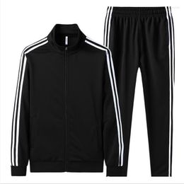 Men's Tracksuits Tracksuit Sets Sweat Suit Casual Zipper Jacket Pants Two Piece Set Sport Suits Spring Autumn Men Brand Sportswear