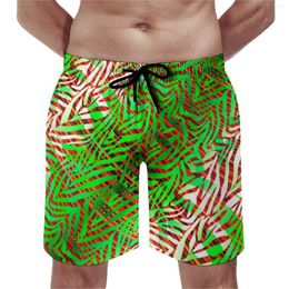 Men's Shorts Board Zebra Tropical Casual Beach Trunks Animal Print Men Quick Drying Running High Quality Large Size Short Pants