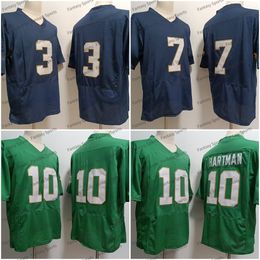 Sam Audric Hartman Estime College Throwback Jerseys Kelly Green Classic Navy Mesh Jersey Mens