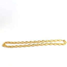 Men's Solid 14 K Yellow Fine Gold GF Sun Character Necklace Rings LINK Chain 24 10mm Birthday Valentine Gift valuable311z