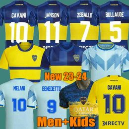 Boca Juniors Soccer Jerseys 23 24 CARLITOS Retro MARADONA TEVEZ DE ROSSI 2023 2024 home away Third thailand football shirt MEN kIDS SETS UNIFORM