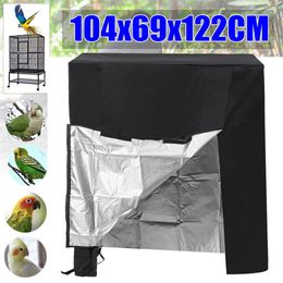 Other Bird Supplies Universal Bird Cage Cover Washable Good Night Bird Cage Waterproof Aviary for Parrot Cage Pet Dust Covers Cloth Hood 230923