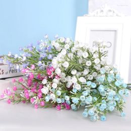 Decorative Flowers Artificial Gypsophila DIY Floral Bouquets Home Wedding Decoration Desktop Arrangement Fake Po Props 36cm Length