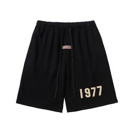 Shorts Mens Loose Ware Short Womens Designer Thick Shorts 1977 Print 100% Pure Cotton Top Quality