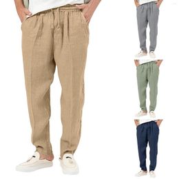 Men's Pants Loose Straight Summer Casual Breathable 12 Gift Wide Legged Cotton 13 1