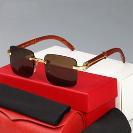 Designer Fashion optical frames luxury men and women Square business casual style shape sunnies Framed Spectacles classic Wood bra255p