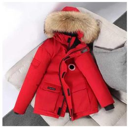 Men's Down Parkas Jackets Winter Work Clothes Jacket Outdoor Thickened Fashion Warm Keeping Couple Live Broadcast Canadian Goose Coat 2mew