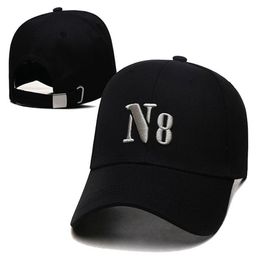 New Arrival summer fashion men's hat baseball cap designer stereo N letter black and white plaid high quality mosaic beanie h256d