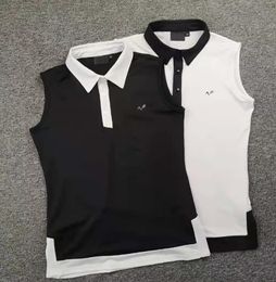Outdoor T-Shirts Golf Tennis Ladies Summer Slim Breathable High-Quality Sports Fashion T-Shirt Polo Shirt Anti-Pilling Top 230923