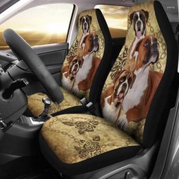 Car Seat Covers Boxer Dog Lovers Accessories Gift For Her Custom Made Decor Auto Cov