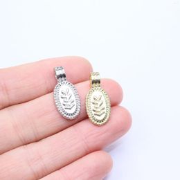 Charms 10pcs Nice Polished Surface Leaves Coin DIY Handcraft Women Girl Fashion Jewelry Nickel Leaf Cadmium Free