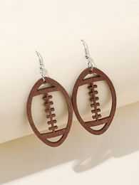 Stud Earrings 2023 American Football Drop For Women Fashion Sport Jewellery Gifts