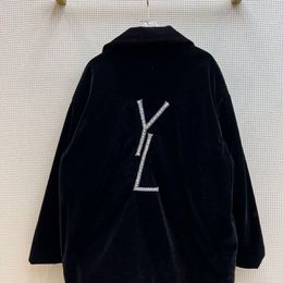 Frauen Designer -Anzug Blazer Jacke Schichten Kleidung Frau Velour Alphabet Stickerei Frühling Top