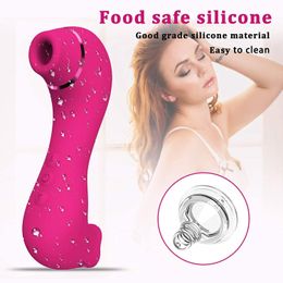 Vibrators Sex Toy Dual Clit Vagina Licker and Sucker for Women Clitoris Sucking Licking Vibration Toung Nipple G Spot Stimulator 230923