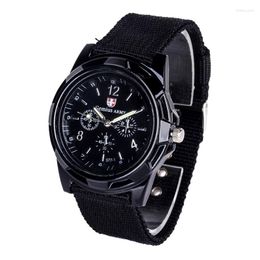 Armbanduhren 2023 Uhren Männer Top Casual Militär Quarz Sport Armbanduhr Weiche Nylon Band Männliche Uhr Uhr Relogio Masculino