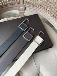 Belts 2023 Top Quality Reversible Calfskin Belt 35mm With Glyph 6 Geometric Retro Copper Buckle Business Gentleman
