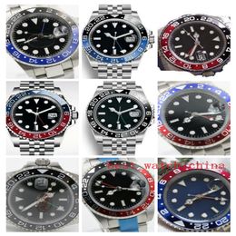 9 Colour GMT Steel Ceramic Black Blue 116710BLNR 116710 40mm 26710BLRO 116710BLNR Asia 2813 Automatic Mens Watch287W