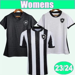 23 24 Botafogo Womens Soccer Jerseys SOARES MATHEUS BABI BERNARDO O.SAUER Home Black and White Away 3rd Football Shirt Short Sleeve Uniforms