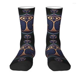 Men's Socks Kawaii Tomorrowland Dress Unisex Warm Comfortable 3D Printing Belgian Electronic Dance Music Festival Crew