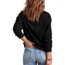 Women's Hoodies Women Sweatshirt Stylish Zip Up With Pockets Cozy Autumn Winter Long Sleeve Top For Everyday Fashion Loose