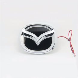 Car Styling Special modified white Red Blue 5D Rear Badge Emblem Logo Light Sticker Lamp For Mazda 6 mazda2 mazda3 mazda8 mazda cx2184
