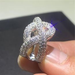 Wedding Rings CAOSHI Luxury Party Ring Lady Fashion Jewellery With Shiny Zirconia Noble Women Ceremony Accessories Delicate Design