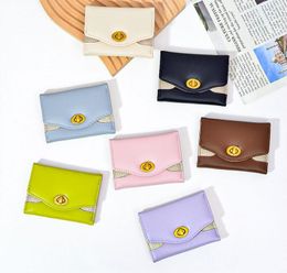 billfold Luxury designer Wallet Paris Style Designers Mens Wallet Women Handbag Purse Credit Card Holder Wallets Candy color