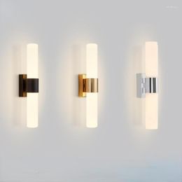 Wall Lamp Modern Sconce Lights El Bedroom Hallway Aisle Background Fixtures Decoration Restaurant Luminaire Lighting Bathroom