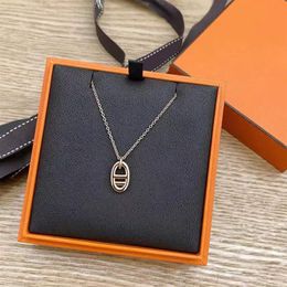 Designers necklace fashion women's Jewellery Simple graphics Pendant necklaces versatile jewelrys Celebrity temperament sweater269j