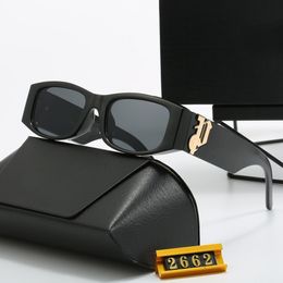 Top luxury Cat Eye Sunglasses polaroid lens designer womens Mens Adumbral Goggle senior Eyewear For eyeglasses frame Vintage Metal Sun Glasses With Box Qi Ling 2662