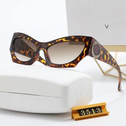 Fashion Classic Designer Sunglasses For Men Women Sunglasses Luxury Polarized Pilot Oversized Sun Glasses UV400 Eyewear PC Frame Polaroid Lens S3513
