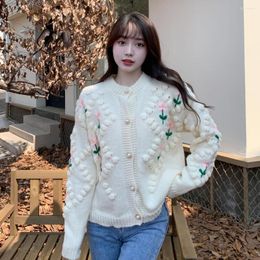 Women's Sweaters Big Yards Knitting Autumn 2023 Han Edition Loose Languid Is Lazy Wind Restoring Ancient Ways The Female Sweater Coat Dress