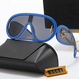 Fashion Classic Designer Sunglasses For Men Women Sunglasses Luxury Polarised Pilot Oversized Sun Glasses UV400 Eyewear PC Frame Polaroid Lens S3582
