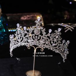 Crown Tiara YallFF Prom Queen Crown Quinceanera Pageant Crown Princess Rhinestone Crystal Bridal Crowns Tiaras for Women244I